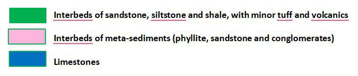 Geological map continuation